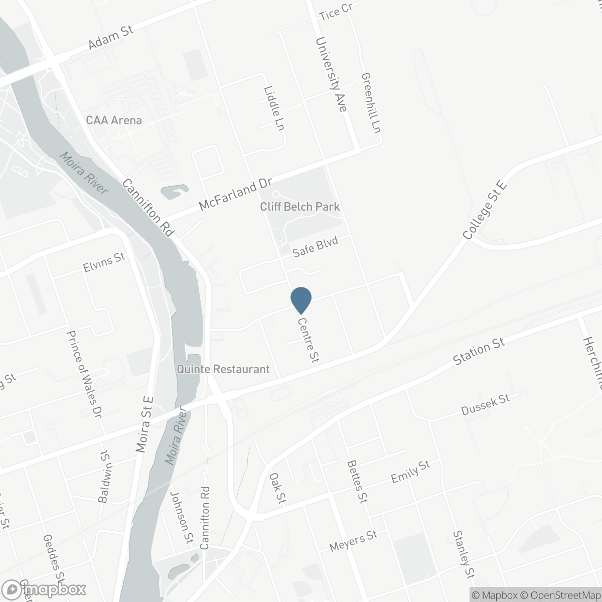 39 CENTRE STREET, Belleville, Ontario K8N 4W7